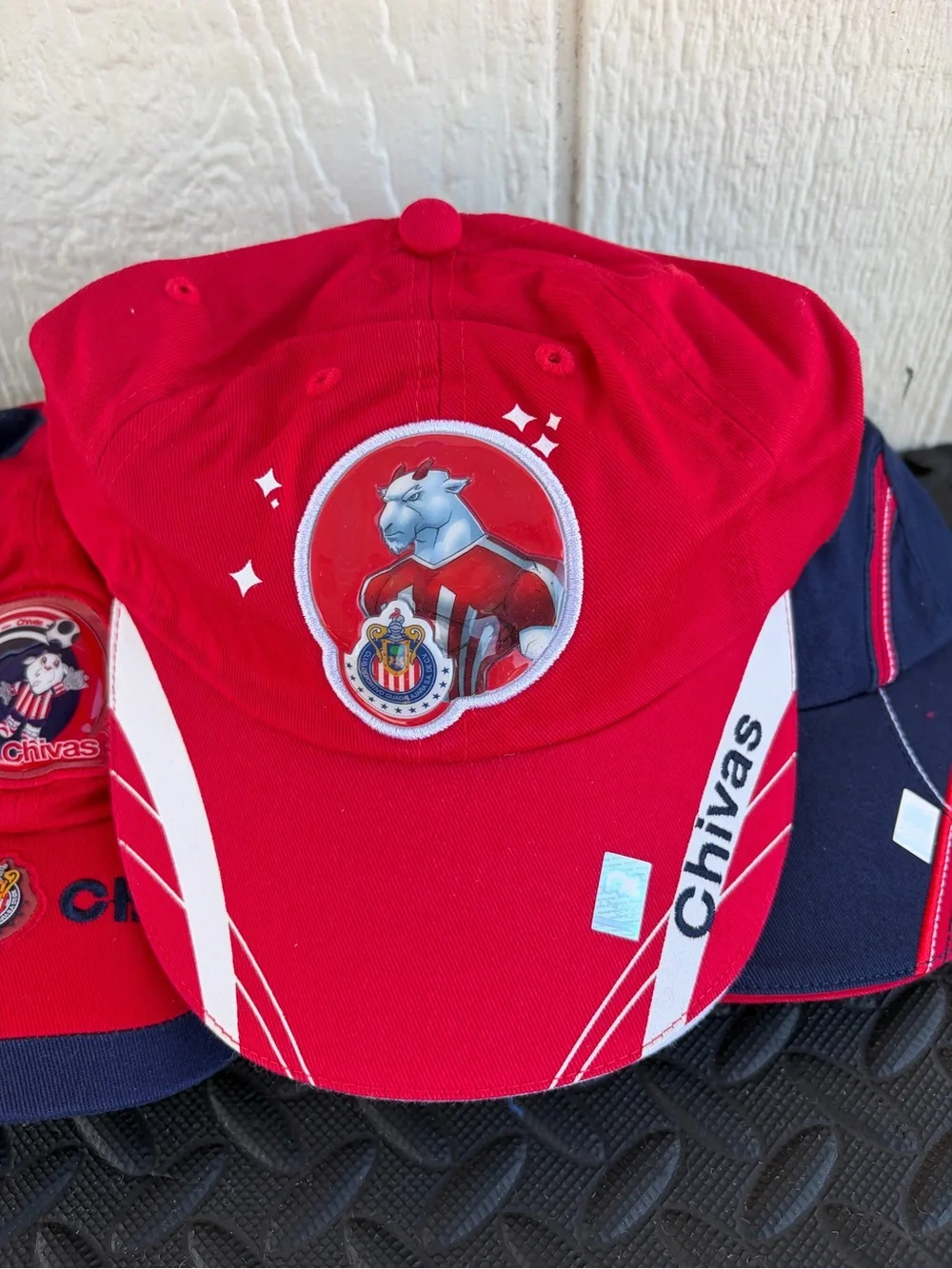 Chivas Baseball Caps - Red & Navy Trio Unisex
